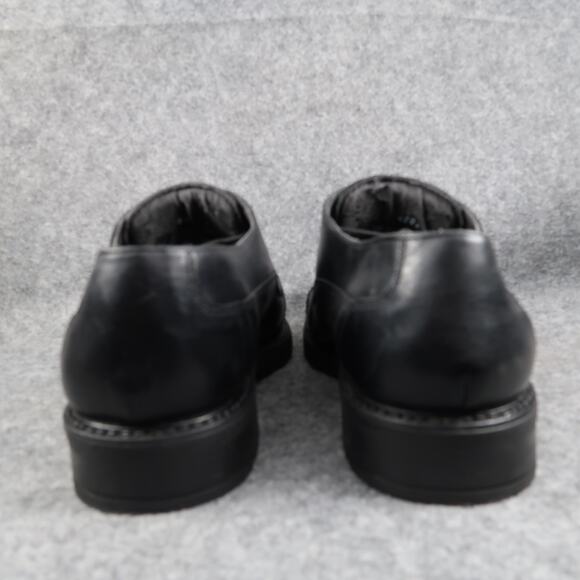 Nunn Bush Shoes Mens 9 Derby Oxford Dress Cap Toe Black Leather Classic Formal main image 5